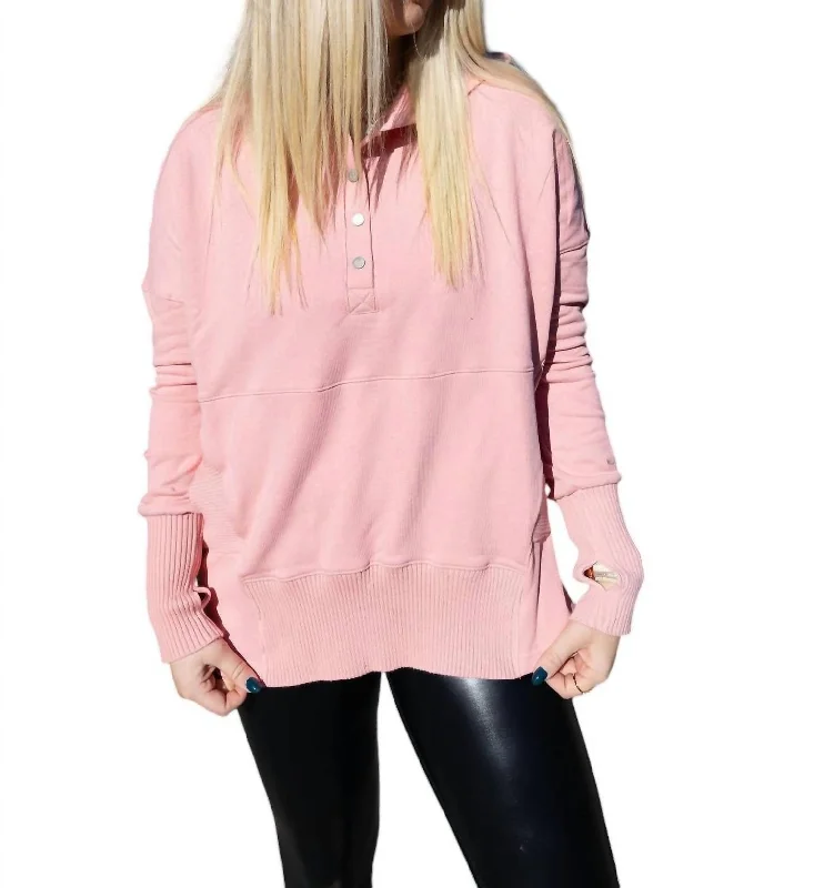 Dove Pullover In Blush