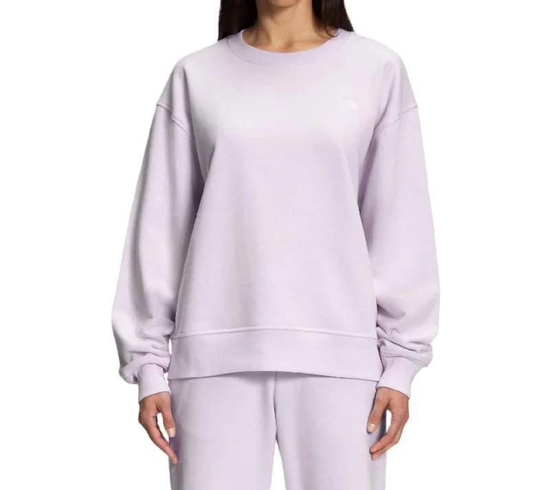 Women's City Standard Crew Sweatshirt In Lavender Fog