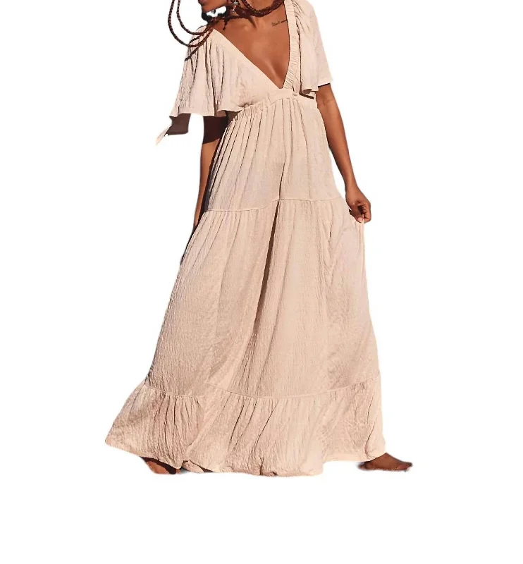 La La Maxi Dress In Salt