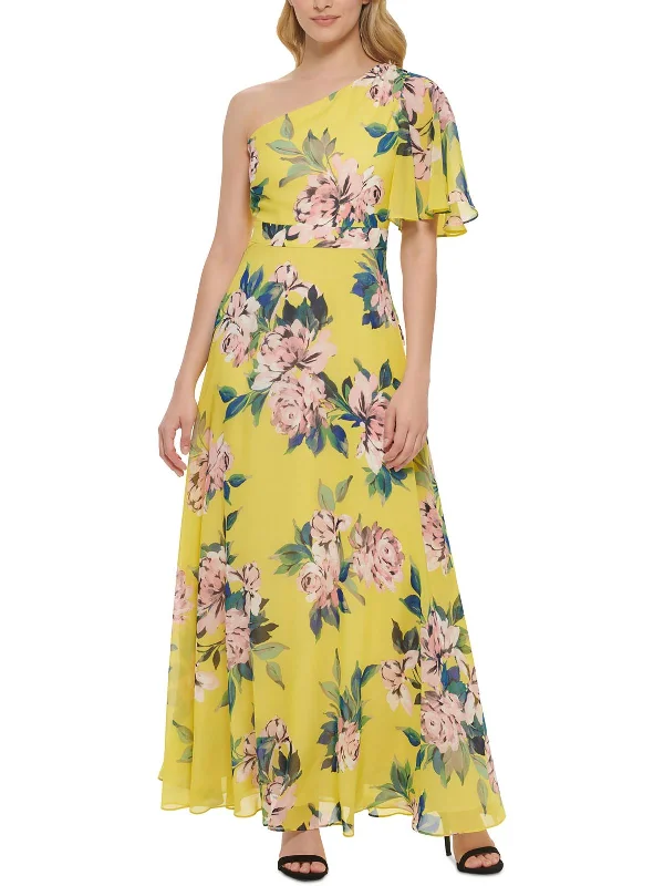 Womens Chiffon Maxi Dress