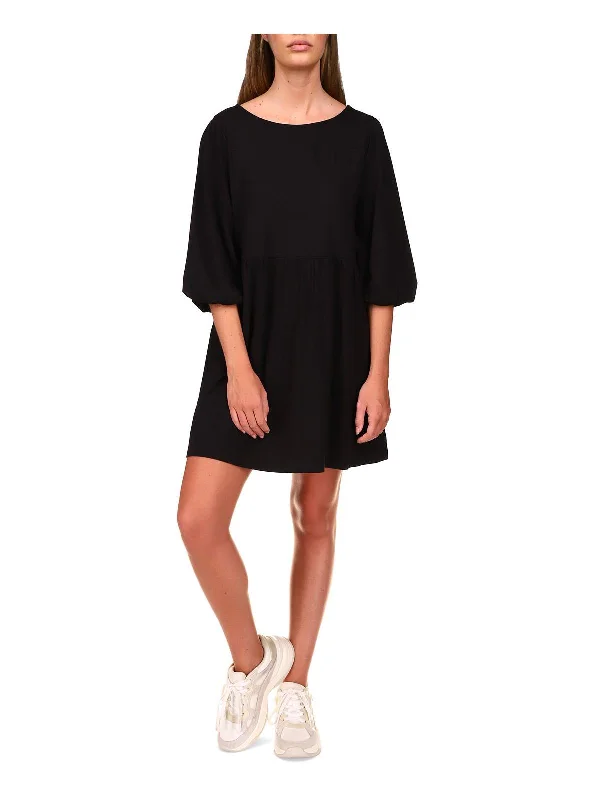 Womens Knit Mini Shift Dress