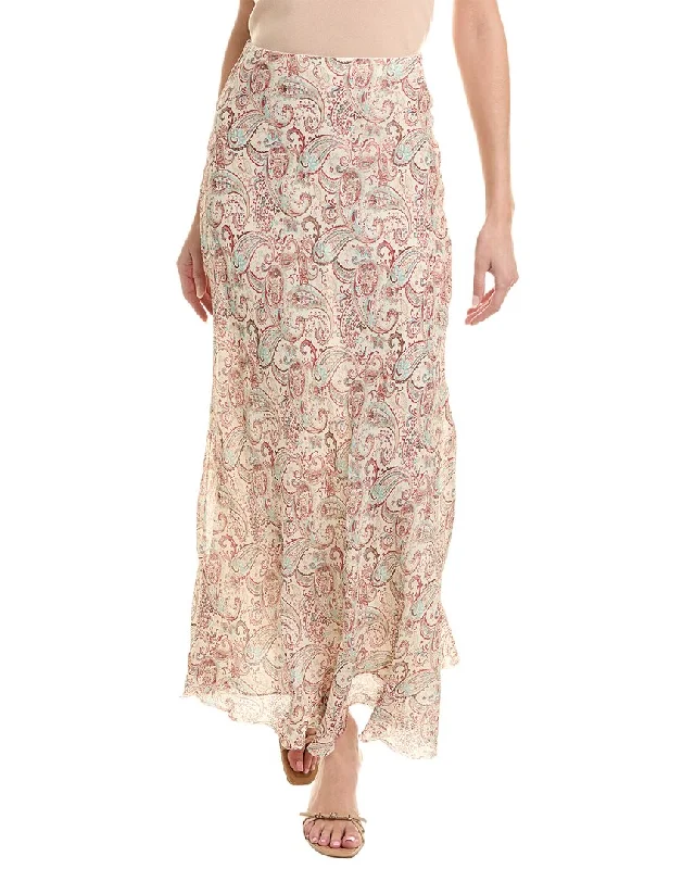 rag & bone Wren Paisley Silk-Blend Maxi Skirt