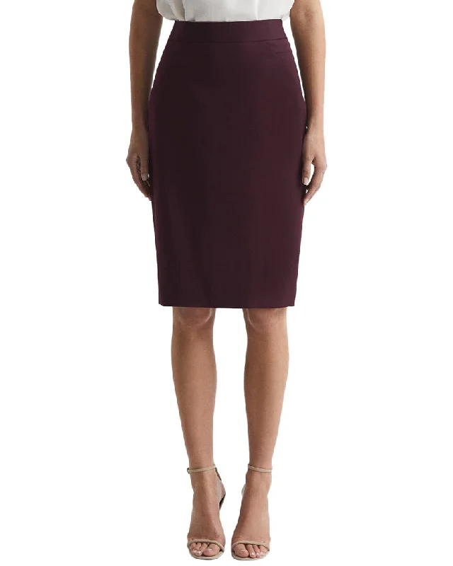 Reiss Flora Tailored Wool-Blend Skirt