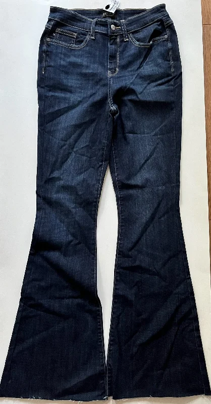 Jeans Flared By Judy Blue In Denim, Size: 8