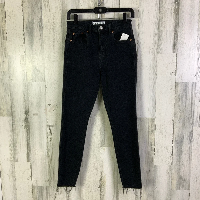 Jeans Skinny By Daze In Black Denim, Size: 2