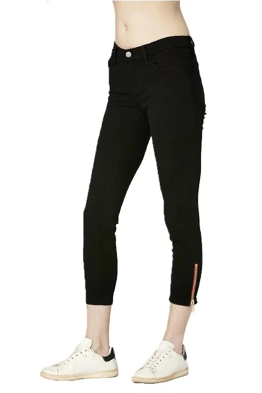 Skinny Crop Pant In Black