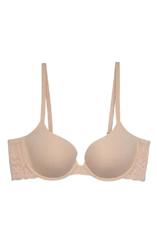 Sheer Glamour Push Up Underwire Bra