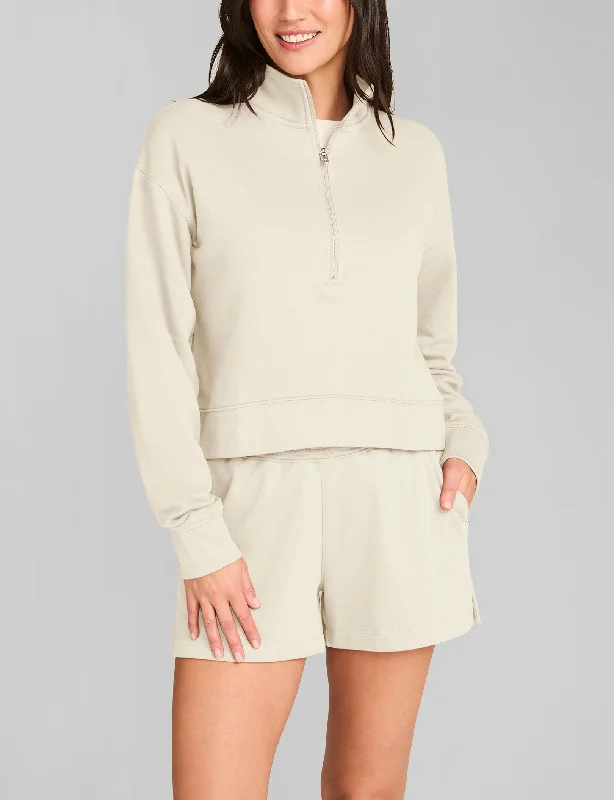 Women's French Terry Half-Zip Sweatshirt