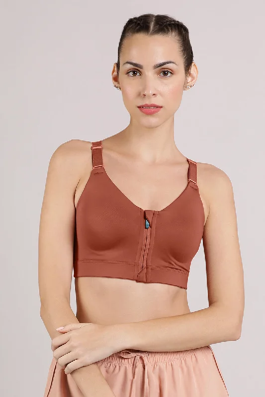 Energize Intense Sports Bra - Marsala