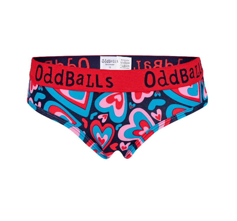 Love Hearts - Ladies Briefs